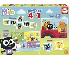 Educa Milo 4-in-1 Spielset / ab 3 Jahren