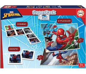 Educa Spiderman 4in1 Spielset / ab 3 Jahren