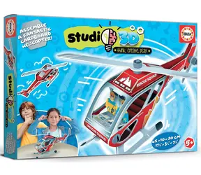 Educa Studio 3D-Modell Rettungshubschrauber / 50 Teile / ab 5 Jahren