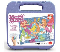 Educa Malpuzzle Meerjungfrauen 50 Teile mit Markern / ab 3 Jahren