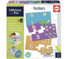 Educa Lernpuzzle und Spiel Lernen macht Spaß: Zahlen / 40 Teile / ab 3 Jahren