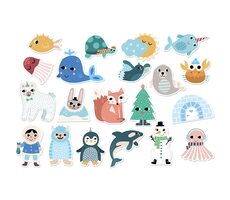 Vilac Holzmagnete Island / ab 2 Jahren