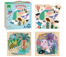 Vilac Holzpuzzle Meer Erde Luft / ab 4 Jahren