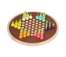 Vilac Holz-Halma-Gemüsegarten / ab 5 Jahren