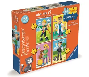 Ravensburger Puzzle: Können Sie erraten, wer ich bin? Mein erstes Puzzle 2/3/4/5 Teile / ab 18 Monaten