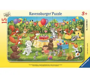 Ravensburger Puzzle: Geburtstagsparty mit Tierfreunden / 15 Teile / ab 3 Jahren