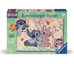 Ravensburger Puzzle Disney: Stitch: Stitch und Angel / 35 Teile / ab 3 Jahren 