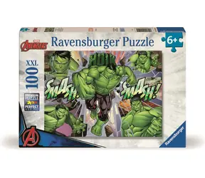 Ravensburger Puzzle: MARVEL: Hulk / 100 Teile / ab 6 Jahren 