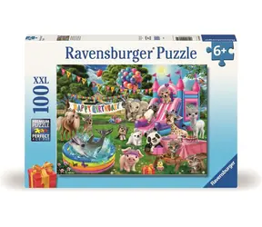 Ravensburger Puzzle: Tierische Geburtstagsparty / 100 Teile / ab 7 Jahren