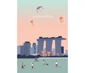 Ravensburger Puzzle: Singapur / 99 Teile / ab 12 Jahren 
