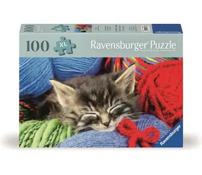 Ravensburger Puzzle: Katze im Ball / 100 Teile / ab 7 Jahren 