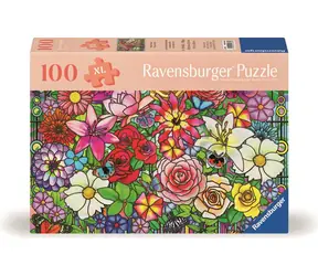 Ravensburger Puzzle: Tiffanys Blumenwelt / 100 Teile / ab 7 Jahren 
