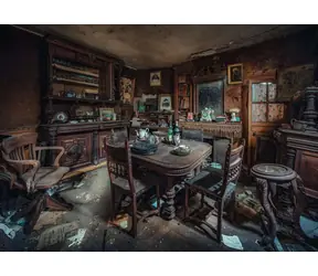 Ravensburger Puzzle: Lost Places: Verlassenes Esszimmer / 1000 Teile / ab 14 Jahren 