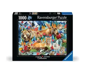 Ravensburger Puzzle: Wilde Tiere Kanadas / 1000 Teile / ab 14 Jahren
