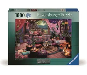 Ravensburger Puzzle: Mein gemütlicher Boho-Rückzugsort / 1000 Teile / ab 14 Jahren