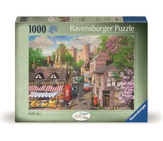 Ravensburger Puzzle: Malerische Gasse zum Schloss / 1000 Teile / ab 14 Jahren