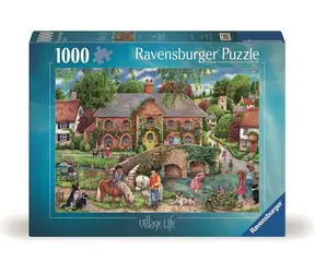 Ravensburger Puzzle: Dorfleben / 1000 Teile / ab 14 Jahren
