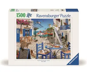 Ravensburger Puzzle: Katzen auf Mykonos / 1500 Teile / ab 14 Jahren