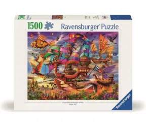 Ravensburger Puzzle: Mystisches Flugschiff / 1500 Teile / ab 14 Jahren