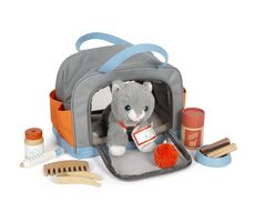 Small Foot Plüschkatze mit Pflegeset / ab 2 Jahren