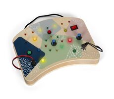 Small Foot Motorisiertes Brett mit LED-Lichtern und Schaltern / ab 2 Jahren
