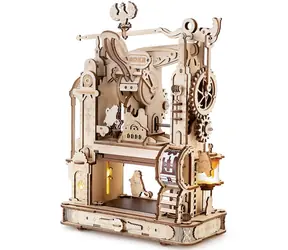 Robotime 3D-Druckpresse aus mechanischem Holzpuzzle