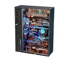 Robotime 3D-Puzzle mit mechanischer Kugelbahn Stadt der Vergangenheit