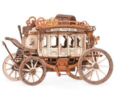 Robotime 3D-Puzzle-Spieluhr Stagecoach