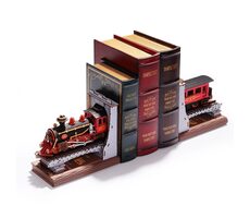 Robotime 3D Puzzle Buchstütze Historischer Dampfzug