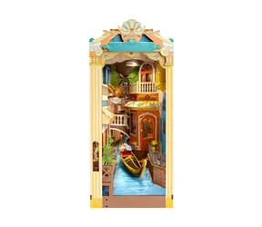 Robotime 3D Puzzle Buchstütze Romantisches Venedig