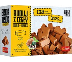 Trefl BRICK TRICK Packung mit langen Ziegeln, 40 Stück