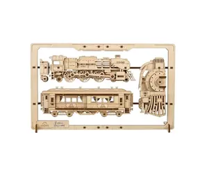 Ugears 2,5D mechanisches Holzpuzzle Steam Express