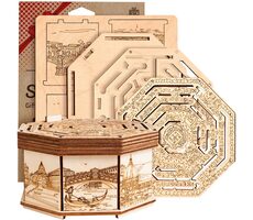 EscapeWelt 3D Holzpuzzle Secret Maze Box / Schwierigkeit: leicht / ab 14 Jahren