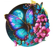 EscapeWelt Holzpuzzle Schmetterling / 500 Teile / Schwierigkeit: hoch / ab 8 Jahren