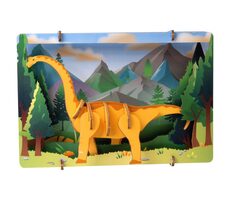 EscapeWelt 3D Holzpuzzle Brontosaurus / Schwierigkeit: leicht / ab 8 Jahren