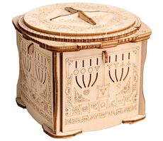EscapeWelt Holzpuzzle Geheimschloss Box / Schwierigkeit: mittel / ab 14 Jahren