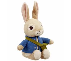 Sprechender Peter Rabbit aus Regenbogenplüsch mit austauschbaren Batterien / 0+