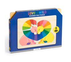 Mudpuppy Holzpuzzle Love in the Wild / 8 Teile / ab 1 Jahr