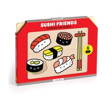 Mudpuppy Holzpuzzle: Sushi-Freunde / 6 Teile / ab 1 Jahr