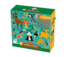 Mudpuppy Jumbo-Puzzle: Tiere aus aller Welt / 25 Teile / ab 2 Jahren