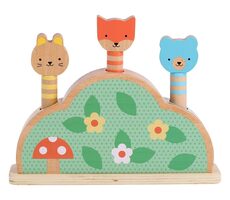 Petit Collage Holz-Pop-up-Spielzeug Petit Friends / ab 12 Monaten