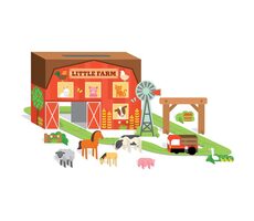 Petit Collage Spielset Little Farm / ab 3 Jahren