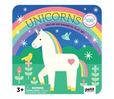 Petit Collage Magnetisches Spielset - Einhörner / ab 3 Jahren