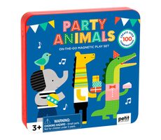 Petit Collage Magnetbuch Tierfest / ab 3 Jahren