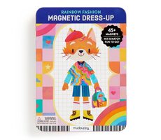 Mudpuppy Magnetisches Ankleideset in Regenbogenfarben 45-teilig / ab 4 Jahren