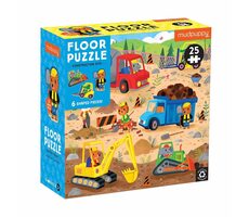 Mudpuppy Bodenpuzzle Autos auf der Baustelle / 25 Teile / ab 2 Jahren