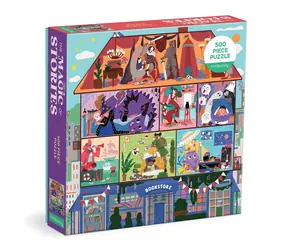 Mudpuppy Puzzle Die Magie der Geschichten / 500 Teile / ab 8 Jahren