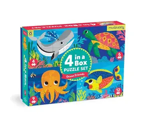 Mudpuppy Puzzle Ozean Set 4 in 1 / ab 2 Jahren