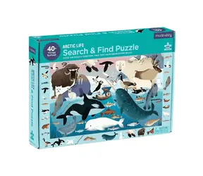 Mudpuppy Puzzle - Zusammensetzen und suchen Leben in der Arktis / 64 Teile / ab 4 Jahren