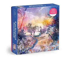 Galison Puzzle Magische Schneelandschaft 1000 Teile / ab 3 Jahren